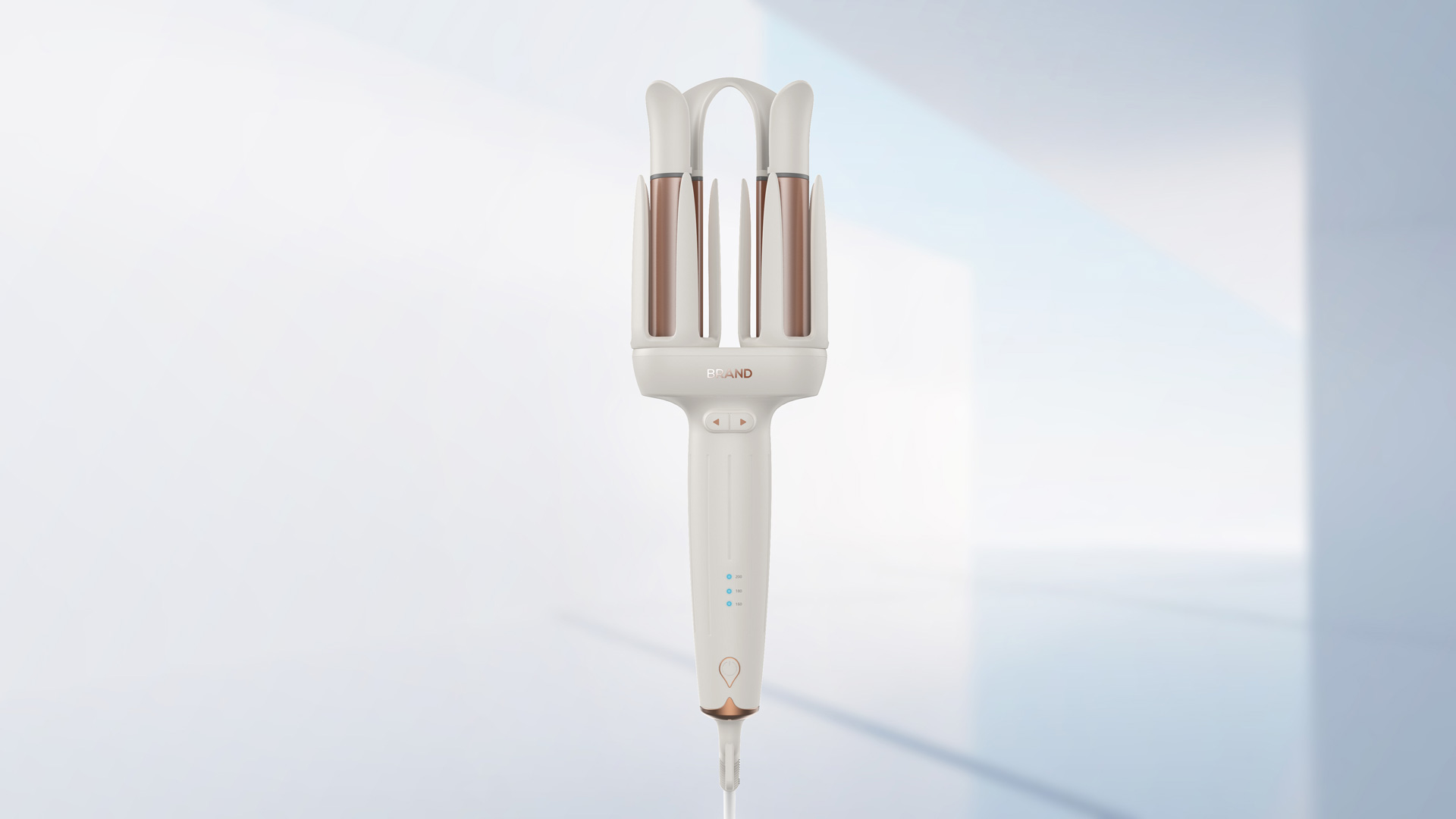 Double-ended curling iron