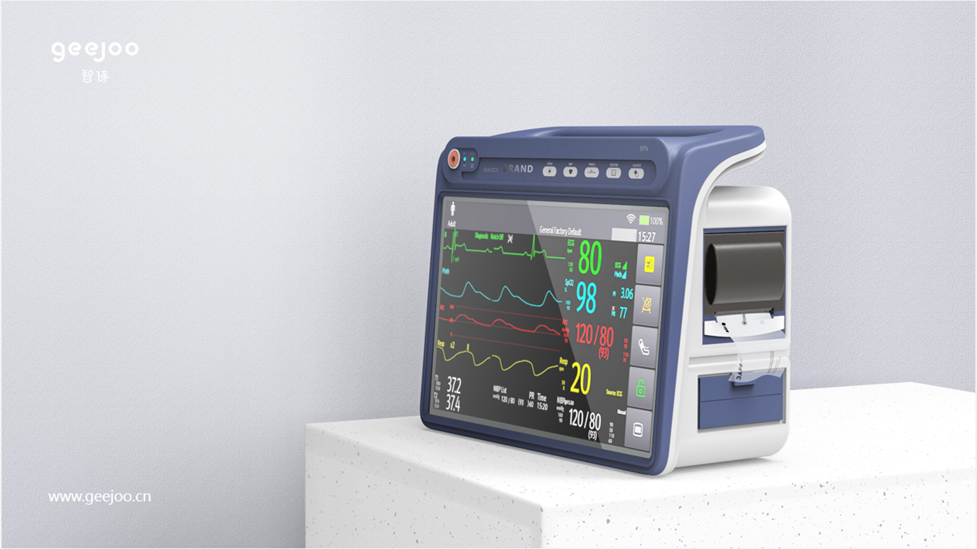 ICU vital signs monitor
